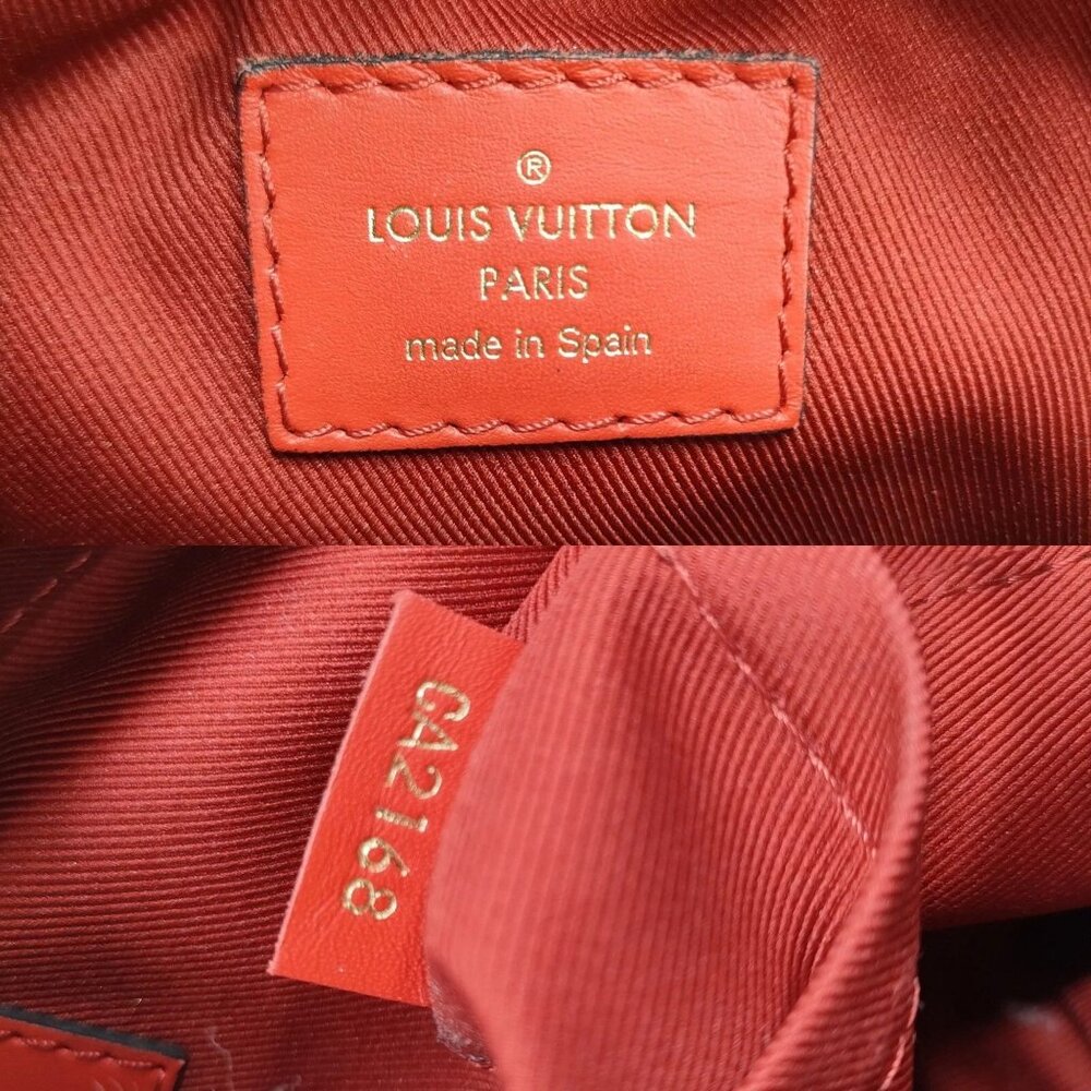 303855BG (X6) Louis Vuitton Crossbody Bag Saintonge Coklico Brown Monogram - Picture 12 of 13